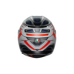 AGV K3 Space Matt White/Red Fluo Helmet