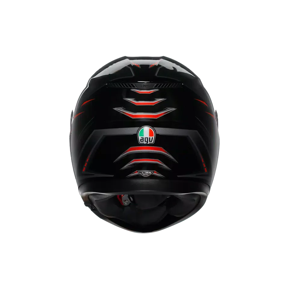 AGV K3 Syth Black/Red Helmet