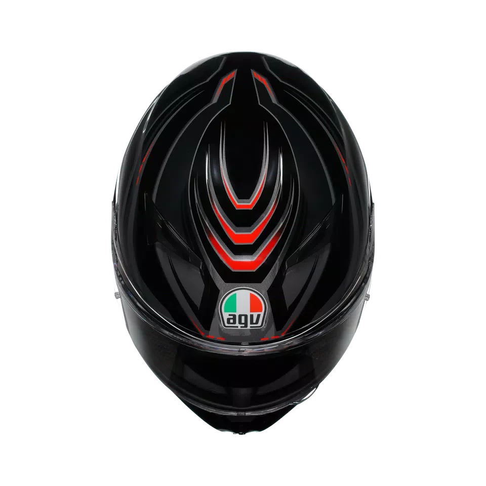 AGV K3 Syth Black/Red Helmet