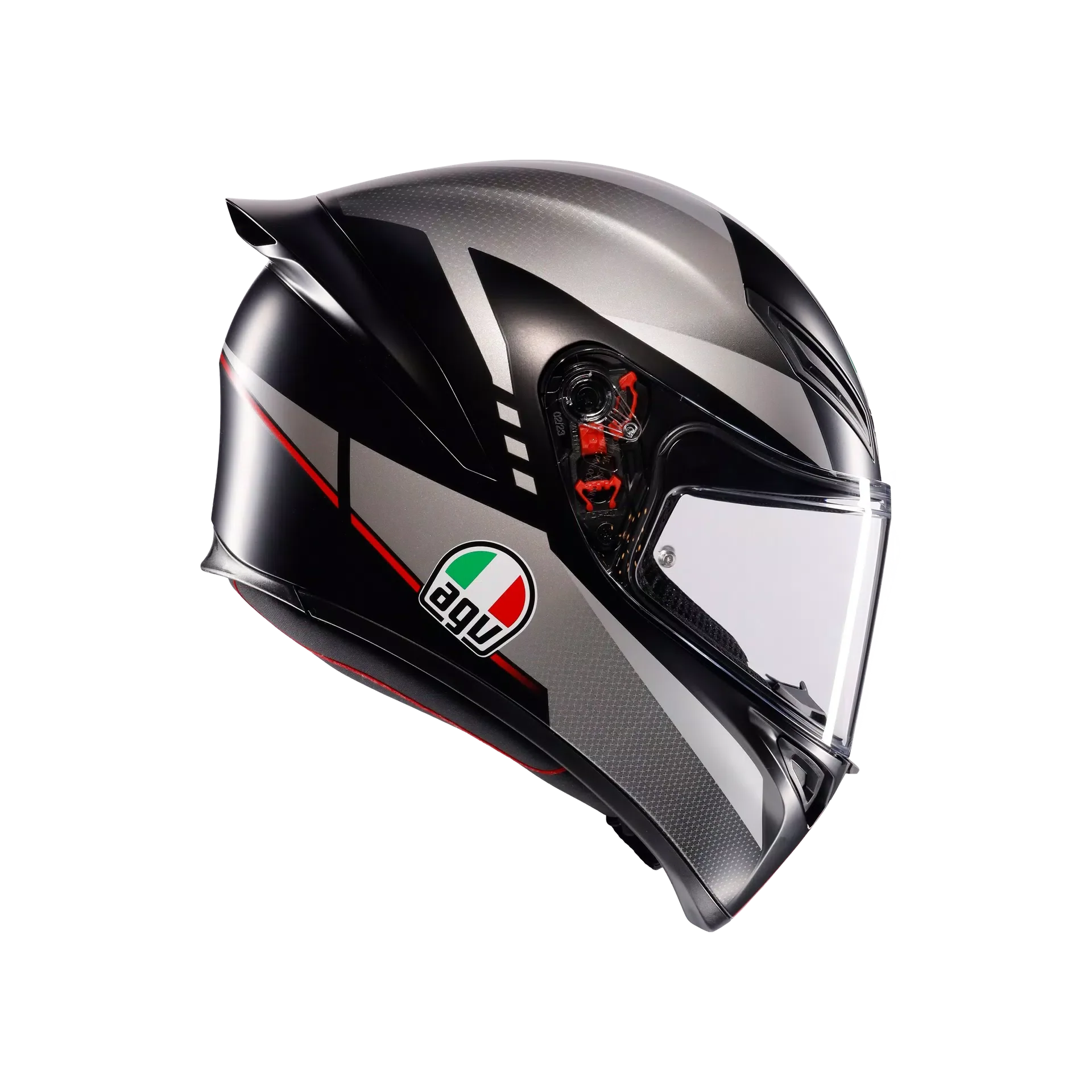 AGV K1 S Lap Matt Black/Grey/Red Helmet