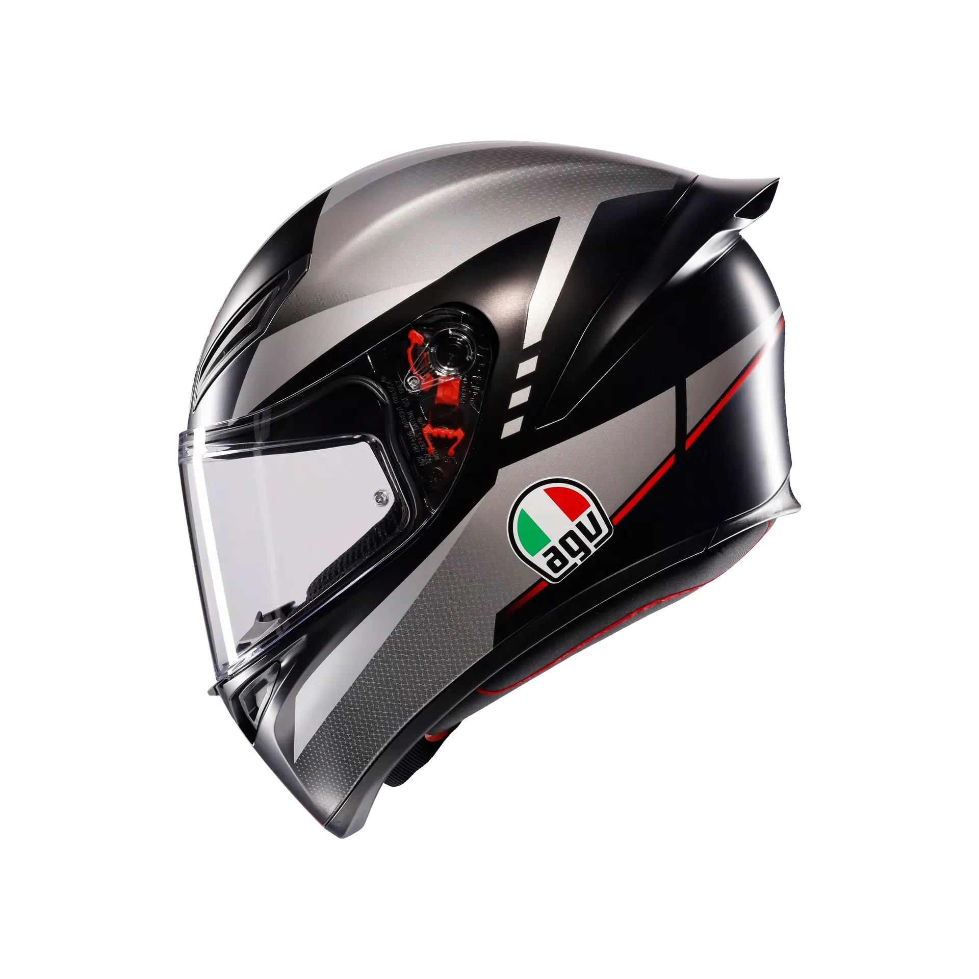 AGV K1 S Lap Matt Black/Grey/Red Helmet