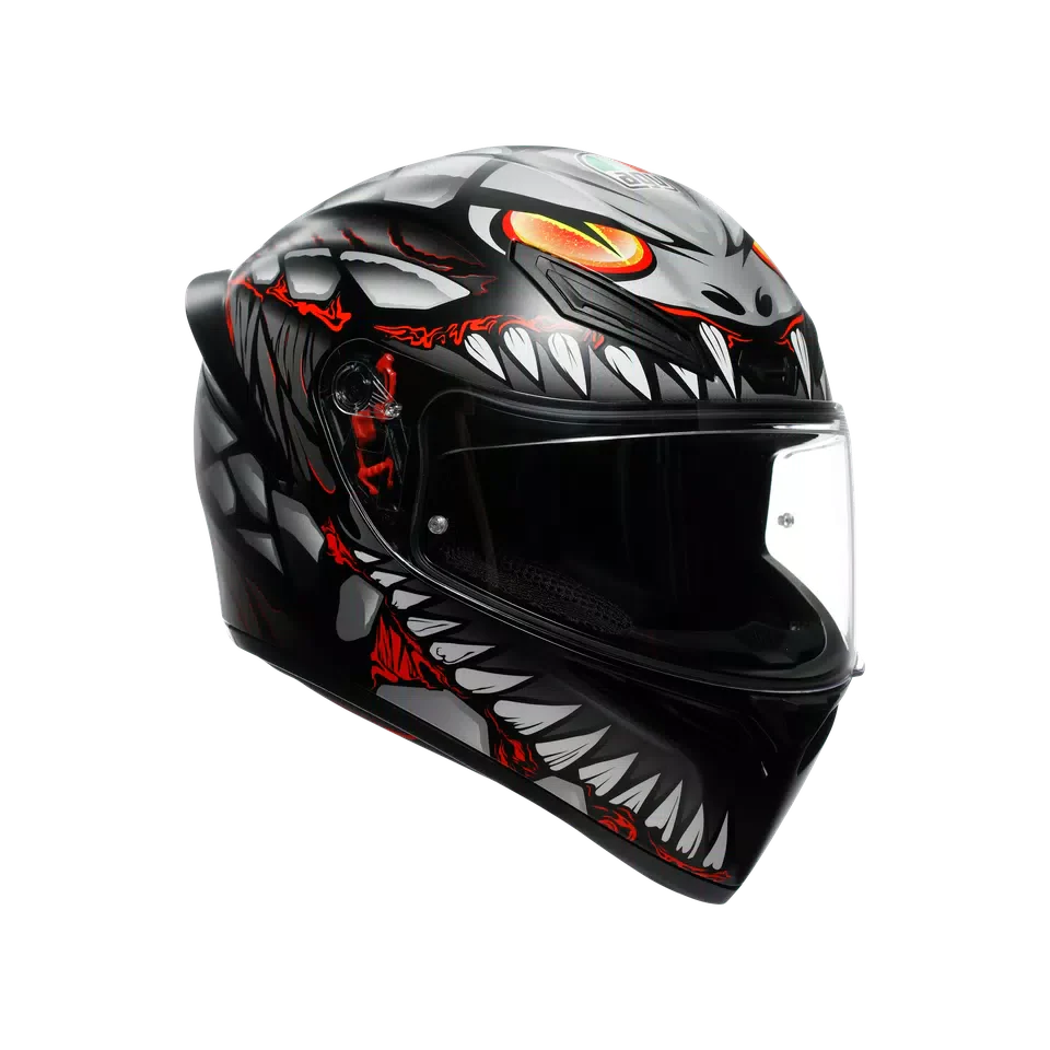 AGV K1 S Lyzard Matt Black/Grey/Red Helmet