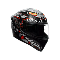 AGV K1 S Lyzard Matt Black/Grey/Red Helmet