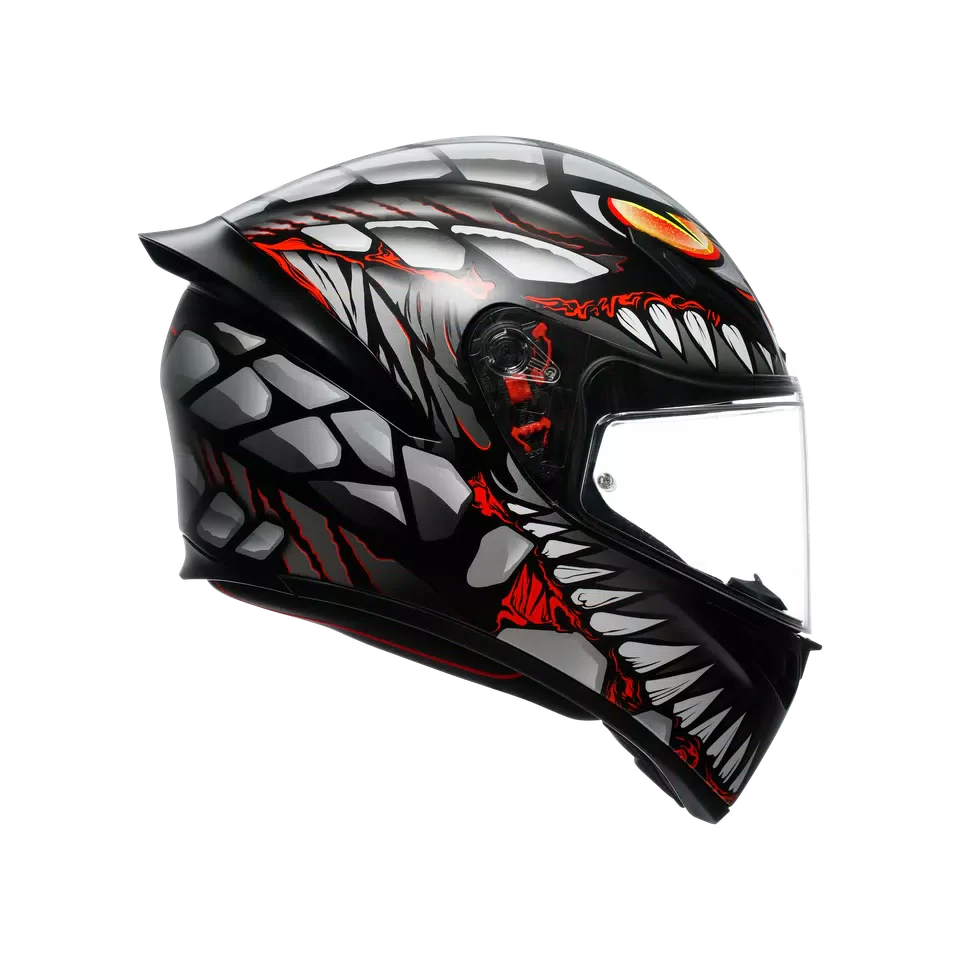AGV K1 S Lyzard Matt Black/Grey/Red Helmet