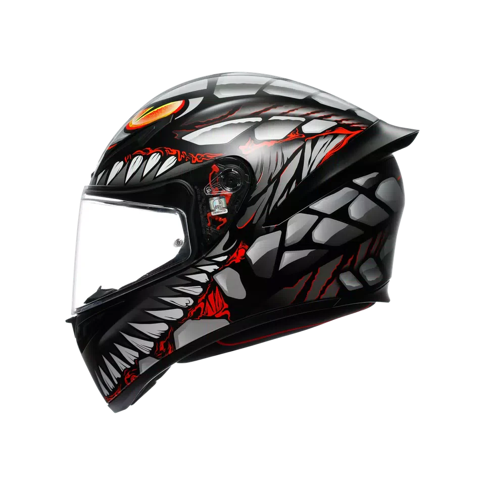 AGV K1 S Lyzard Matt Black/Grey/Red Helmet