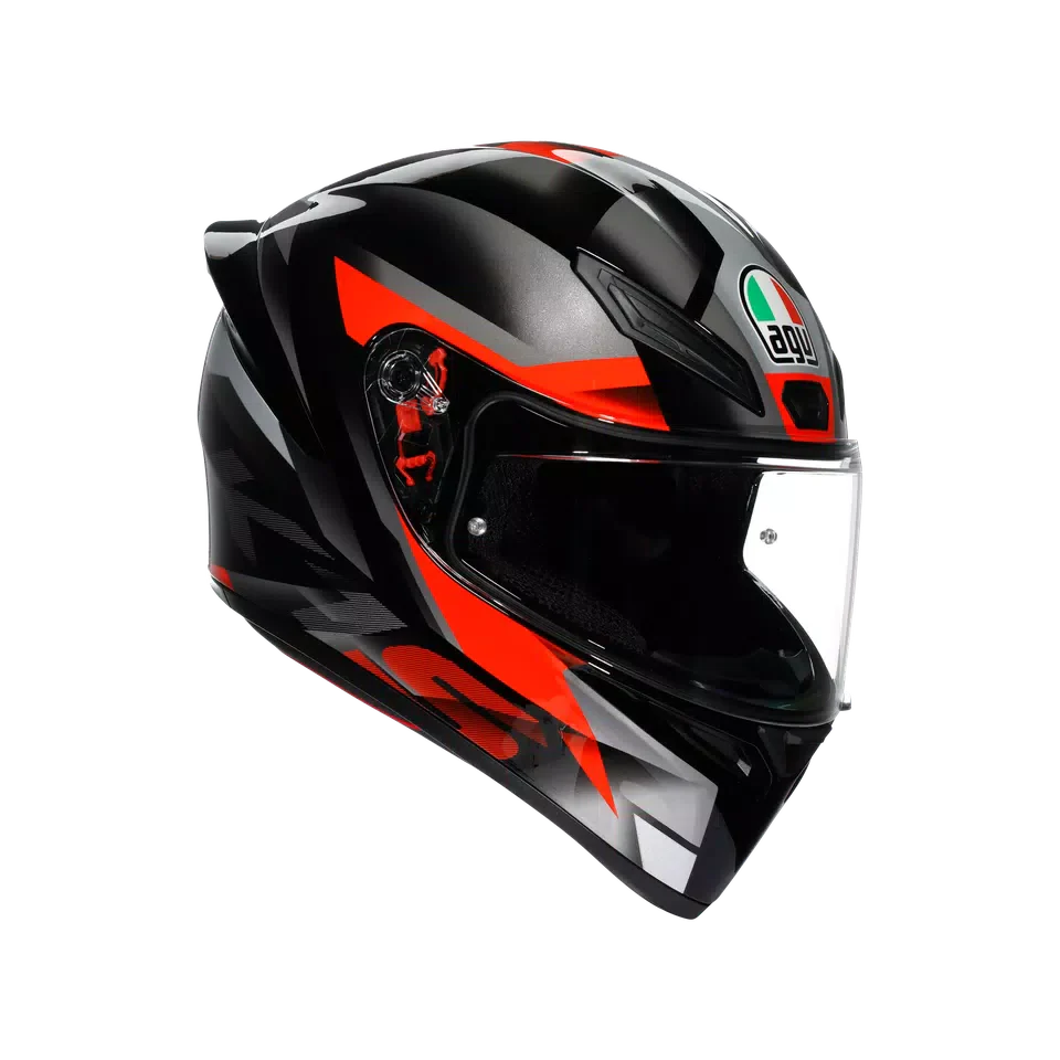 AGV K1 S Fastlap Black/Grey/Red Helmet