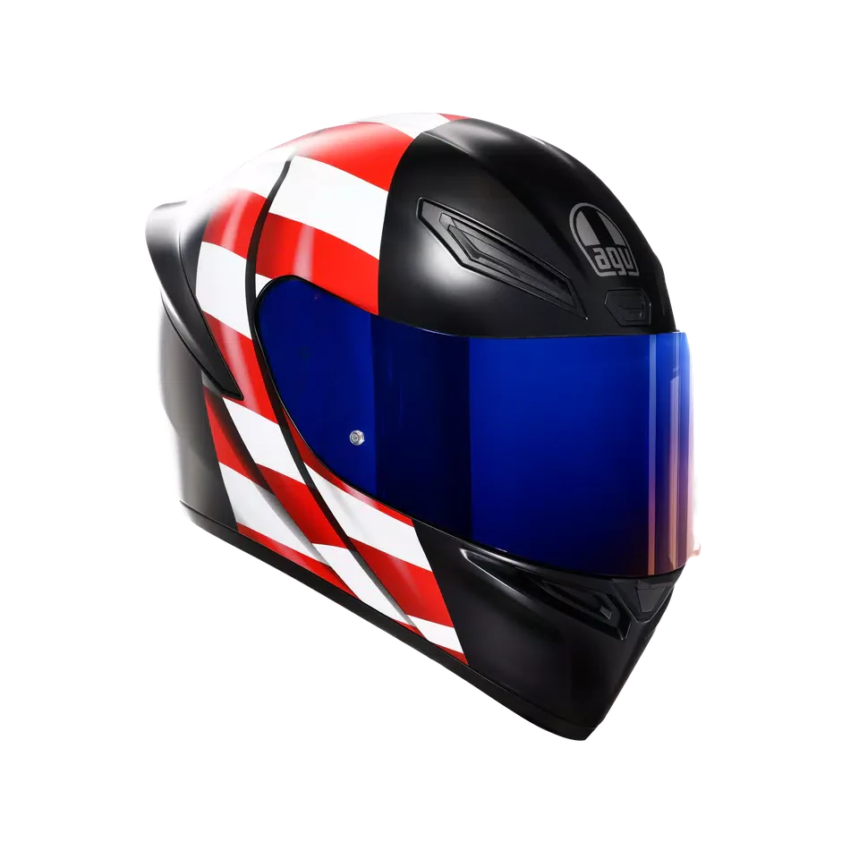 AGV K1 S US Flag Matt Black/Red/Blue Helmet