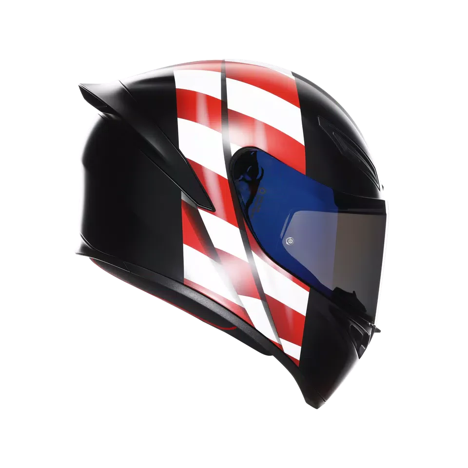 AGV K1 S US Flag Matt Black/Red/Blue Helmet