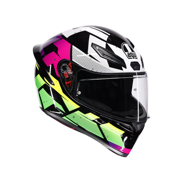 AGV K1 S Punkpulse Black/Purple/Lime Helmet