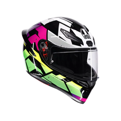 AGV K1 S Punkpulse Black/Purple/Lime Helmet