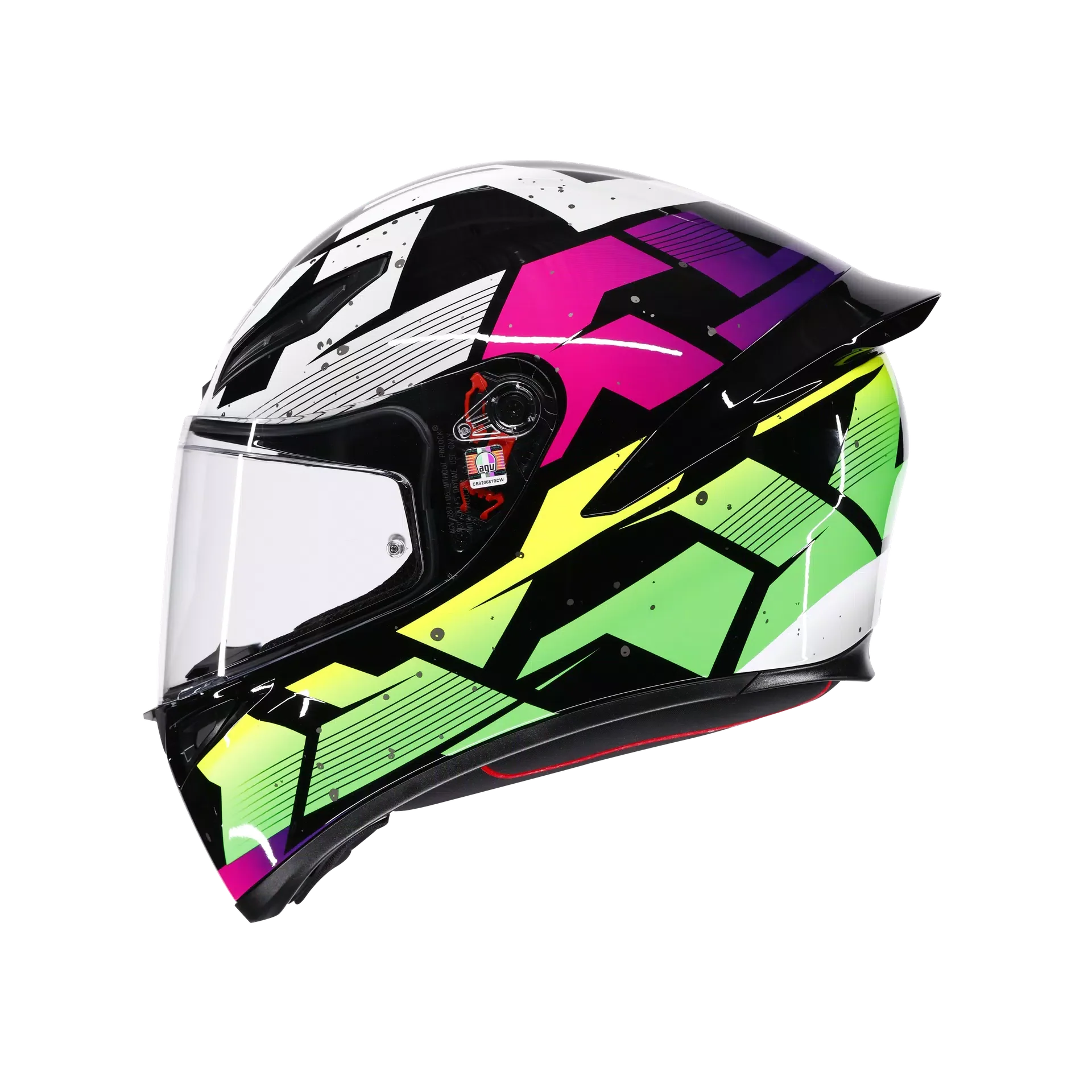 AGV K1 S Punkpulse Black/Purple/Lime Helmet