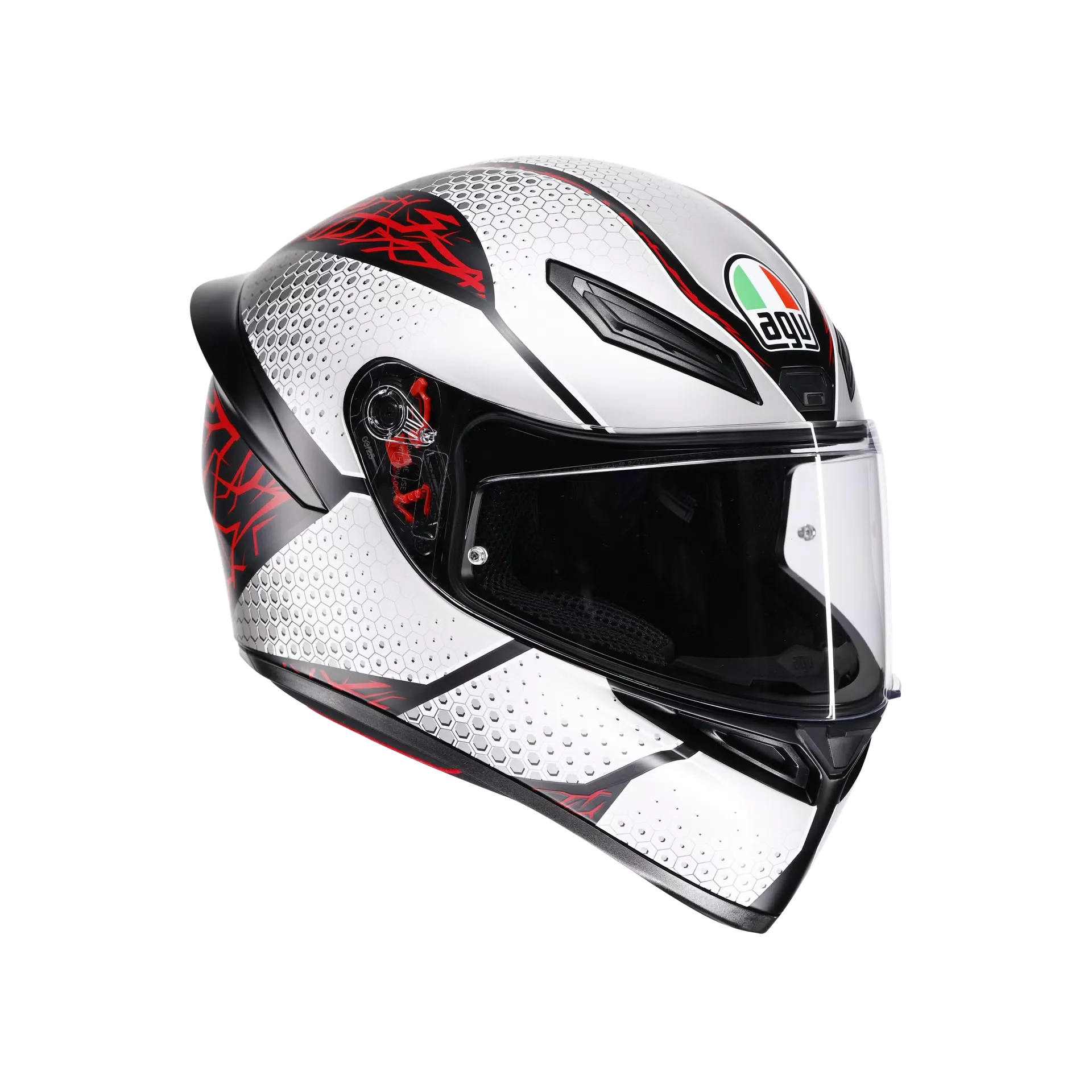 AGV K1 S Speedarmor Matt Black/Grey/Red Helmet