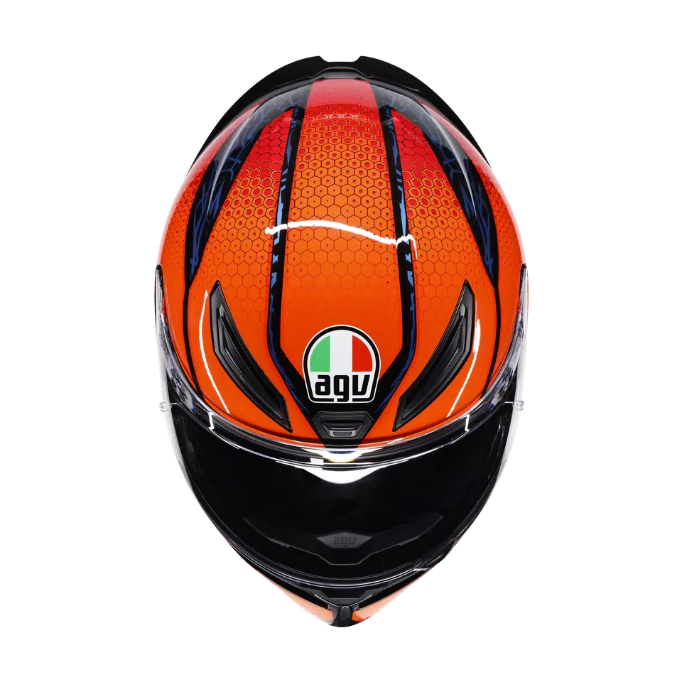 AGV K1 S Speedarmor Black/Orange/Blue Helmet