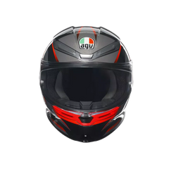 AGV K6 S Slashcut Black/Grey/Red Helmet