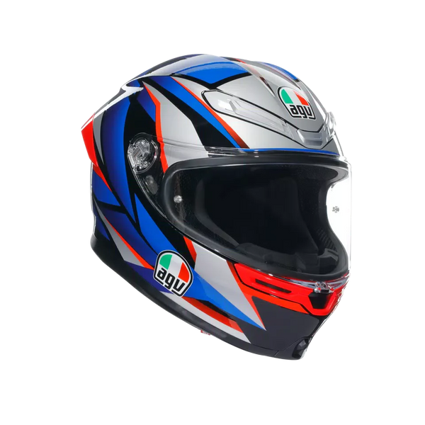 AGV K6 S Slashcut Black/Blue/Red Helmet