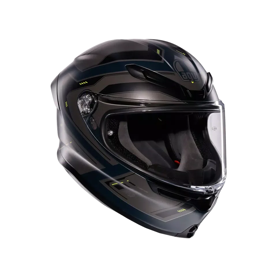 AGV K6 S Enhance Matt Grey/Yellow Fluo Helmet