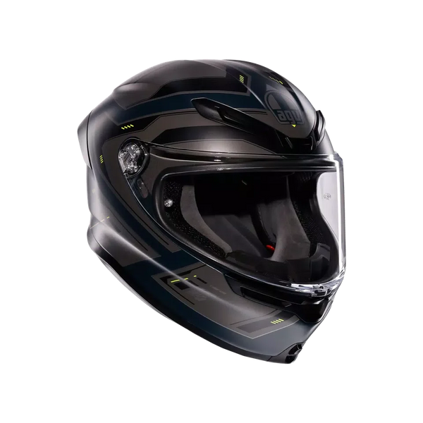 AGV K6 S Enhance Matt Grey/Yellow Fluo Helmet