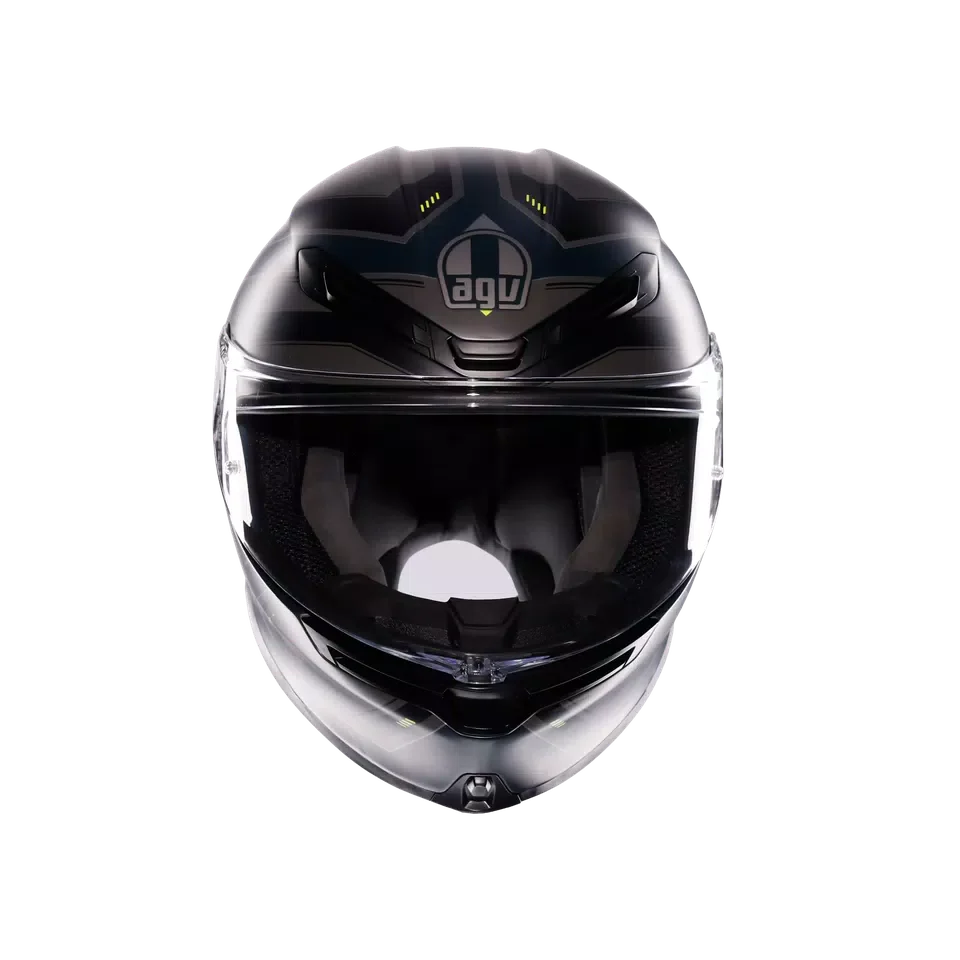 AGV K6 S Enhance Matt Grey/Yellow Fluo Helmet