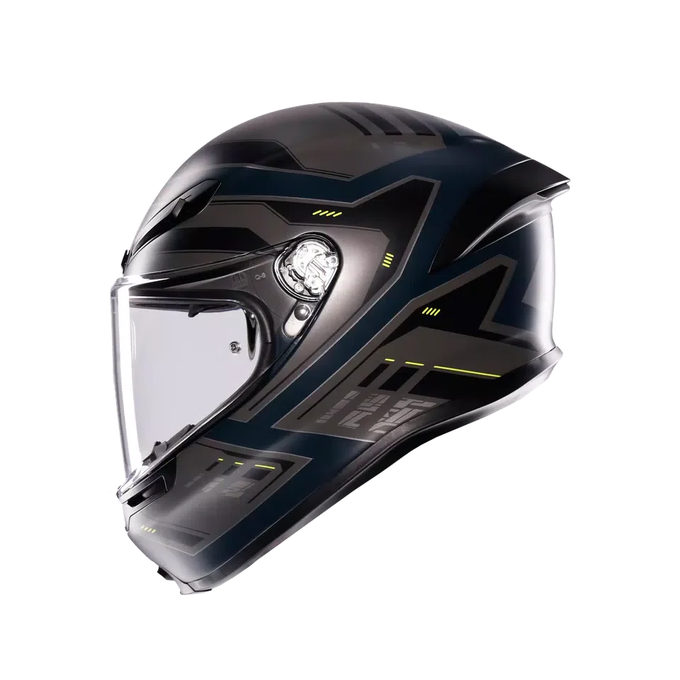 AGV K6 S Enhance Matt Grey/Yellow Fluo Helmet