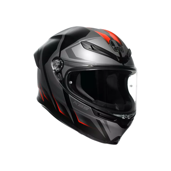 AGV K6 S Karve Matt Black/Grey/Red Helmet