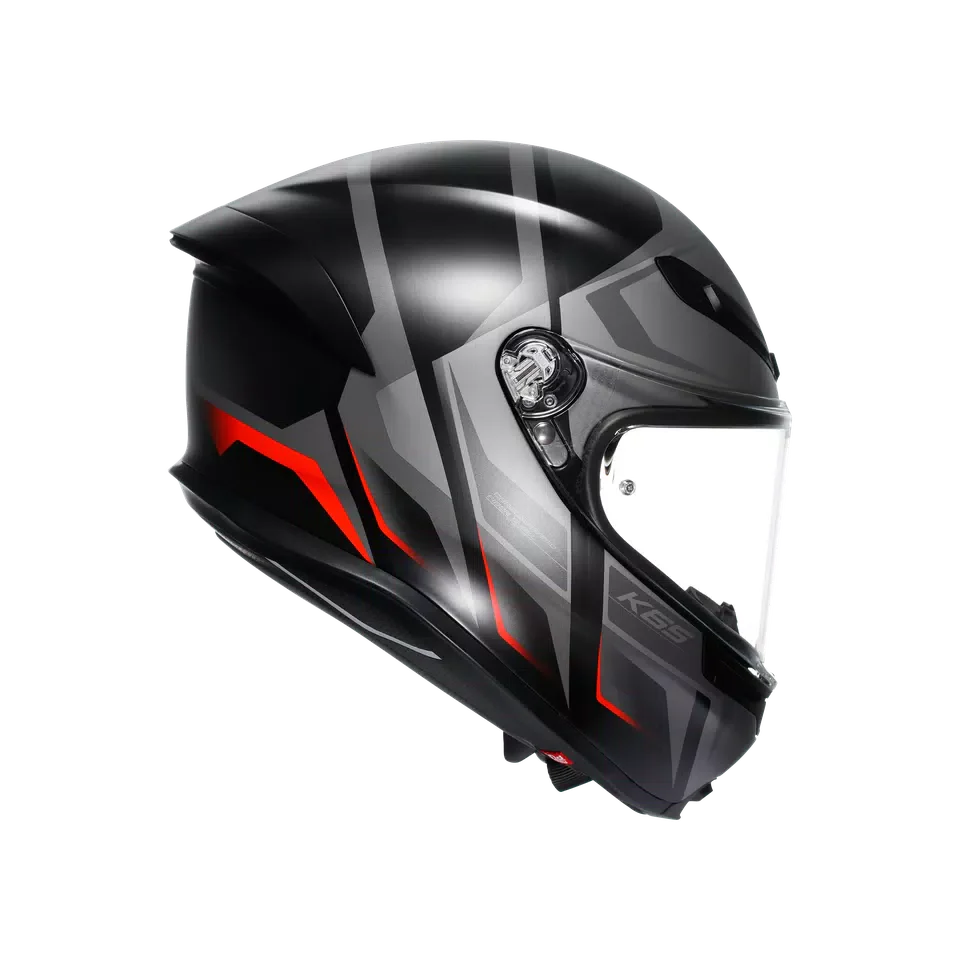 AGV K6 S Karve Matt Black/Grey/Red Helmet