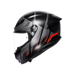 AGV K6 S Karve Matt Black/Grey/Red Helmet