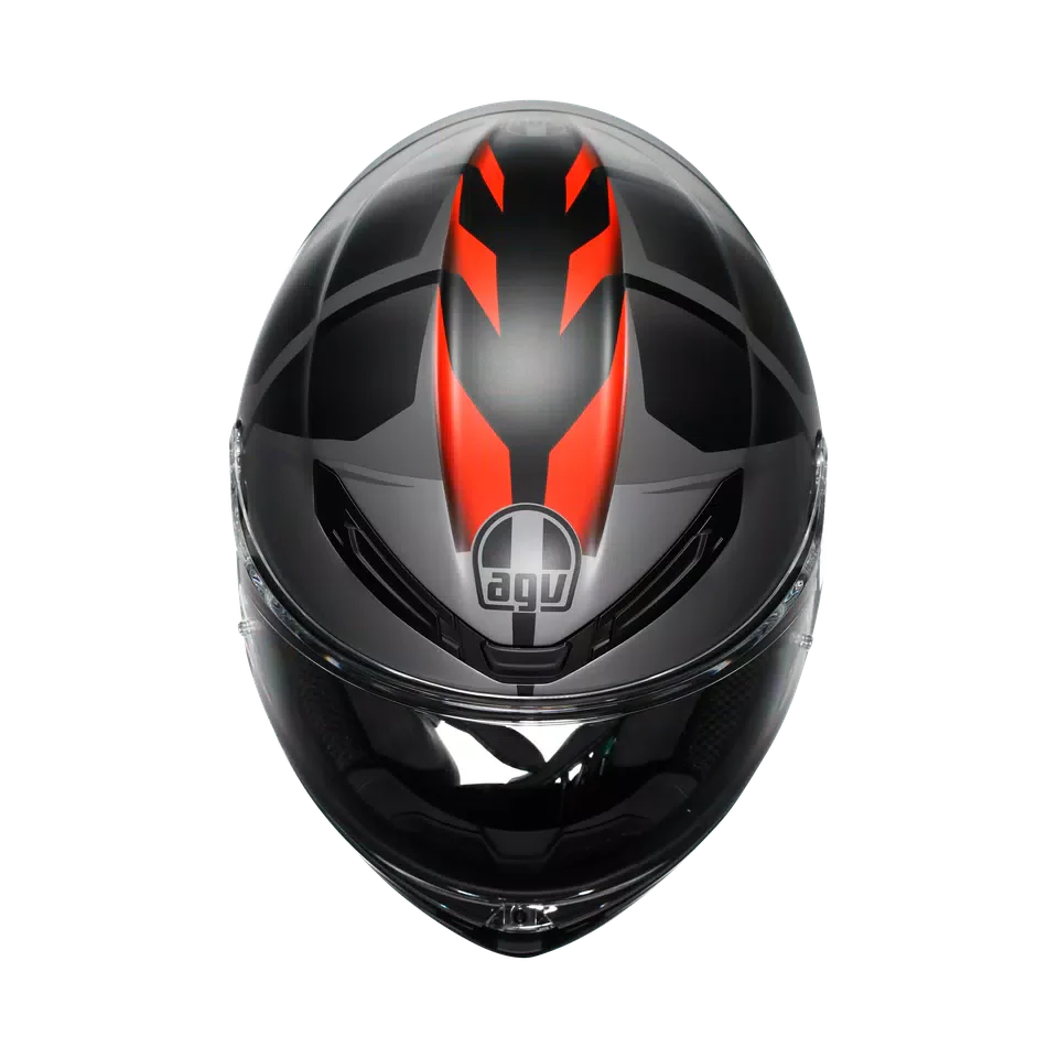 AGV K6 S Karve Matt Black/Grey/Red Helmet