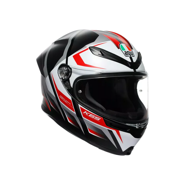 AGV K6 S Karve Matt Black/White/Red Helmet