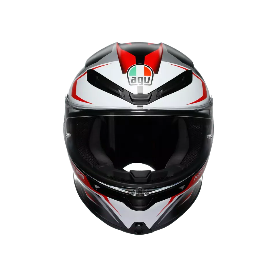 AGV K6 S Karve Matt Black/White/Red Helmet