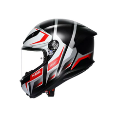 AGV K6 S Karve Matt Black/White/Red Helmet