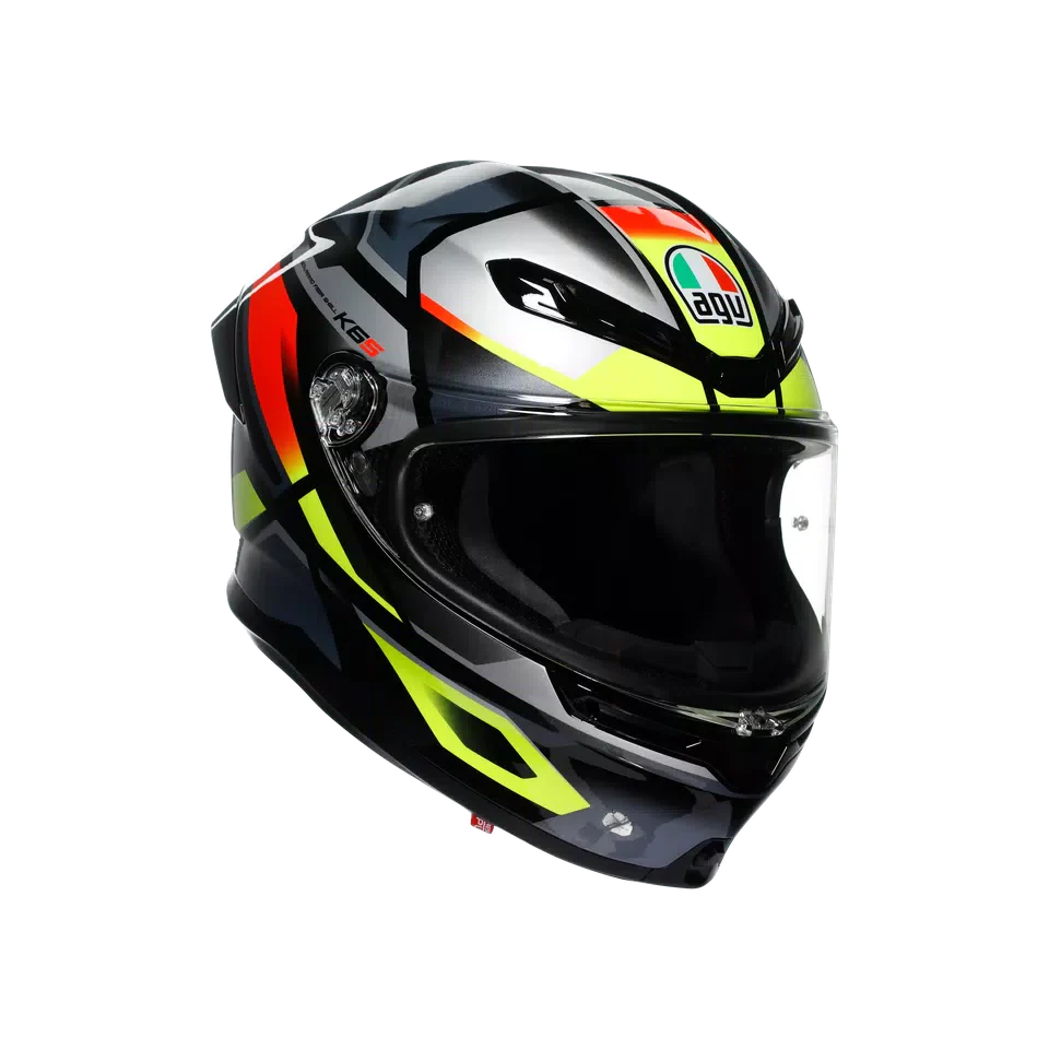 AGV K6 S Erazer Black/Red/Yellow Fluo Helmet