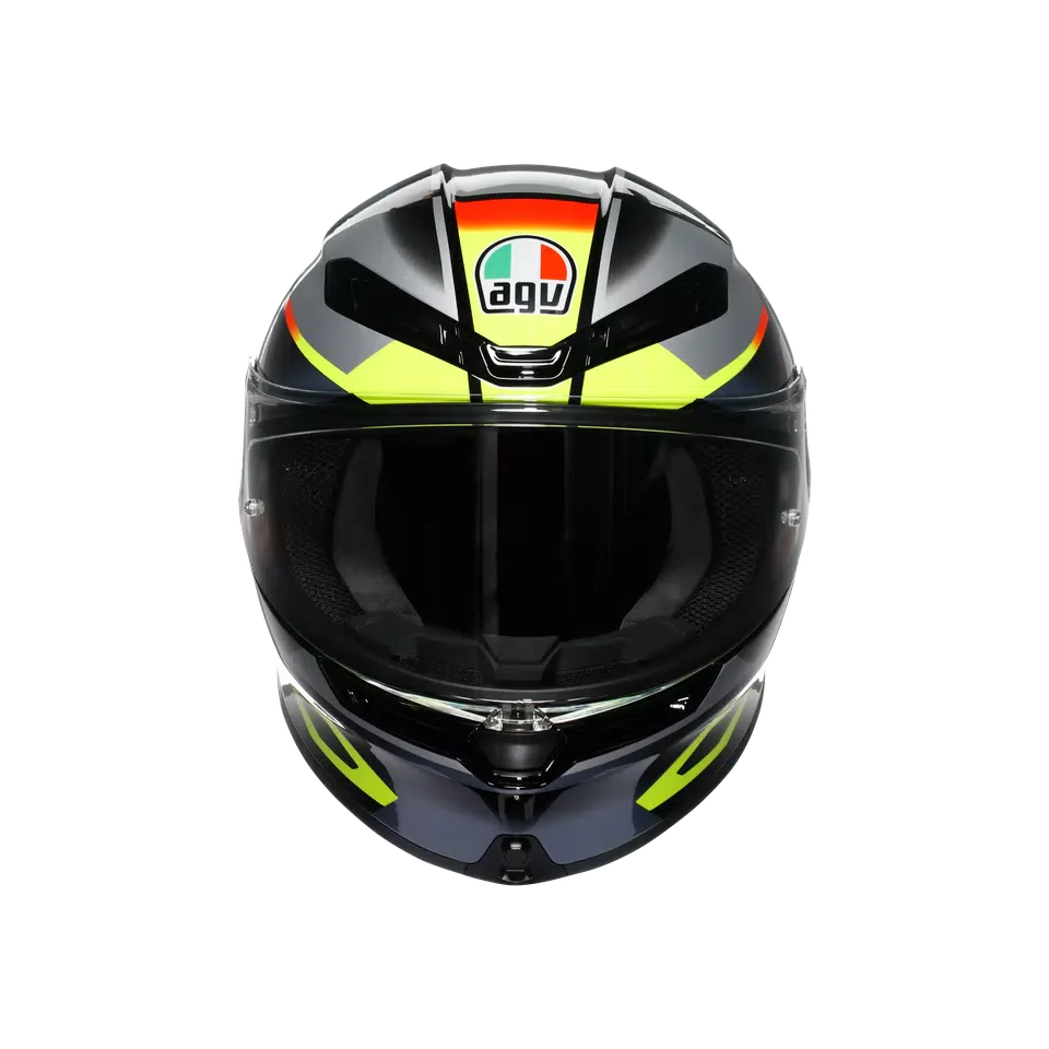 AGV K6 S Erazer Black/Red/Yellow Fluo Helmet