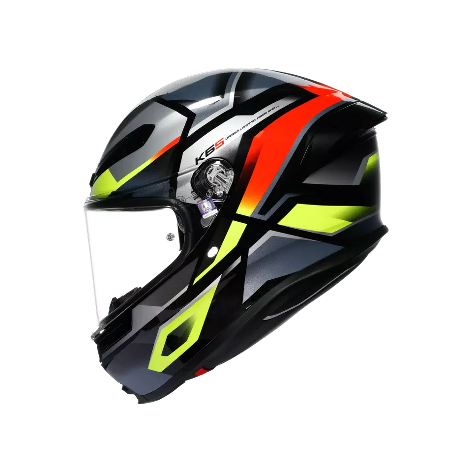 AGV K6 S Erazer Black/Red/Yellow Fluo Helmet