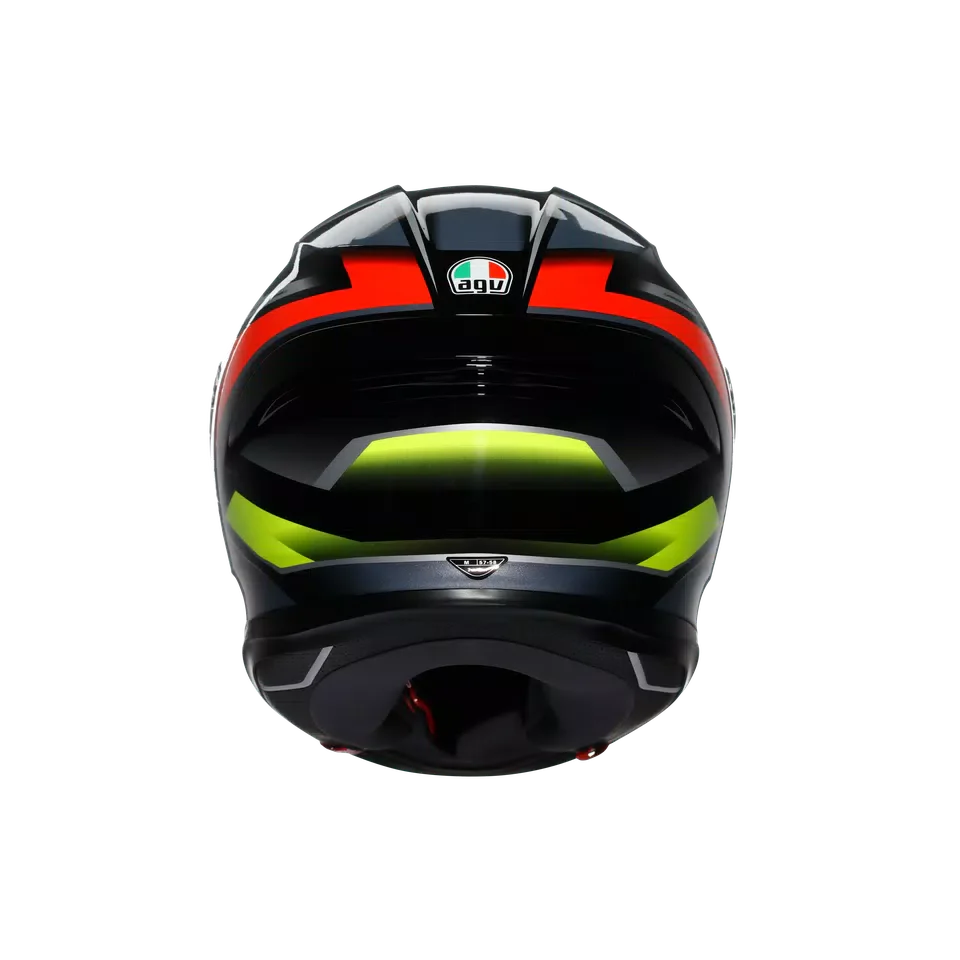 AGV K6 S Erazer Black/Red/Yellow Fluo Helmet