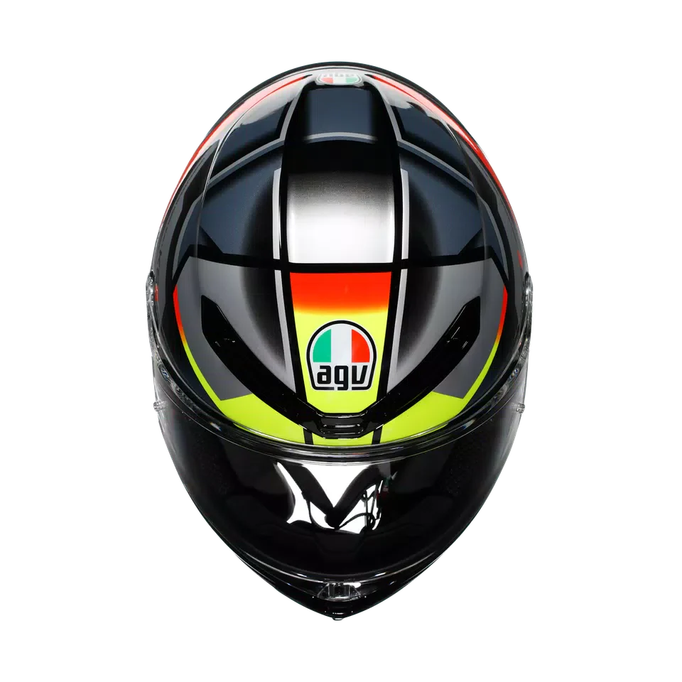 AGV K6 S Erazer Black/Red/Yellow Fluo Helmet