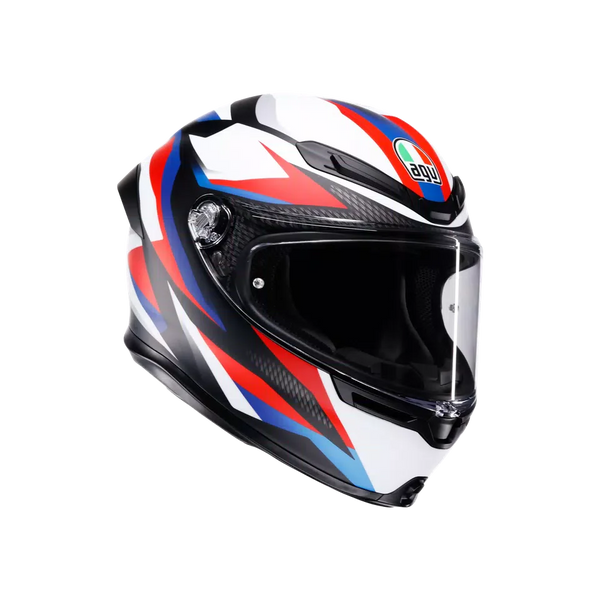 AGV K6 S Timewarp Matt Black/Red/Blue Helmet