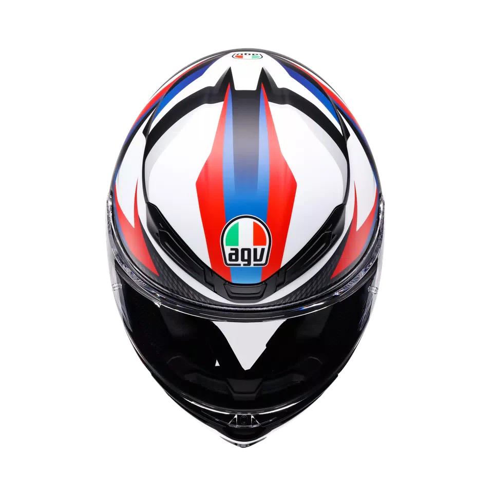AGV K6 S Timewarp Matt Black/Red/Blue Helmet