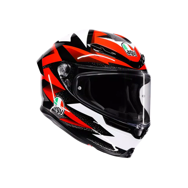 AGV K6 S Braven Black/Red/White Helmet
