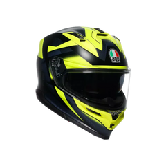 AGV K7 MPLK Glimpse Matt Black/Yellow Fluo Helmet