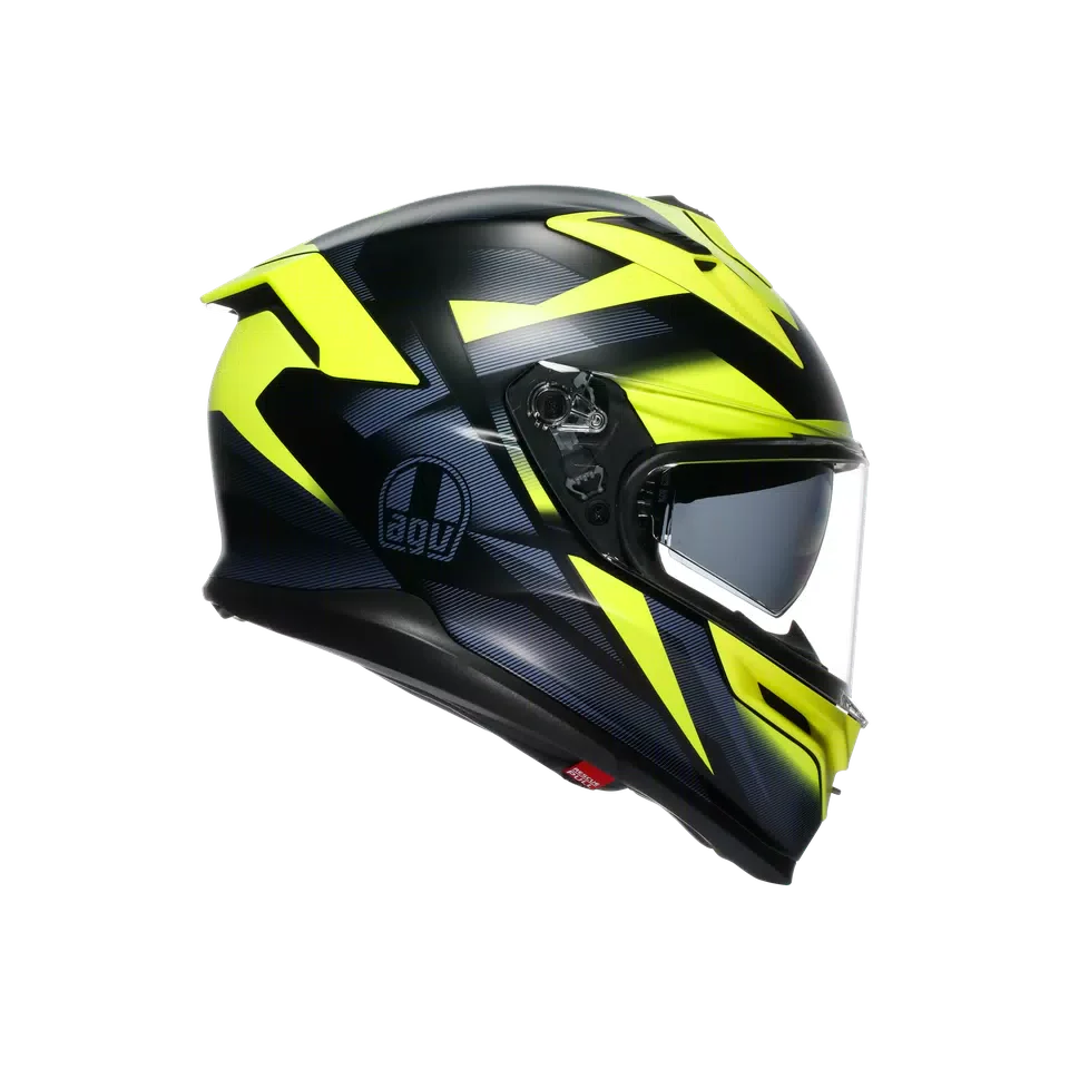 AGV K7 MPLK Glimpse Matt Black/Yellow Fluo Helmet