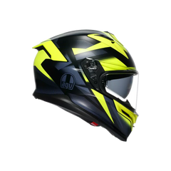 AGV K7 MPLK Glimpse Matt Black/Yellow Fluo Helmet