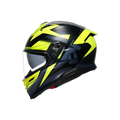 AGV K7 MPLK Glimpse Matt Black/Yellow Fluo Helmet