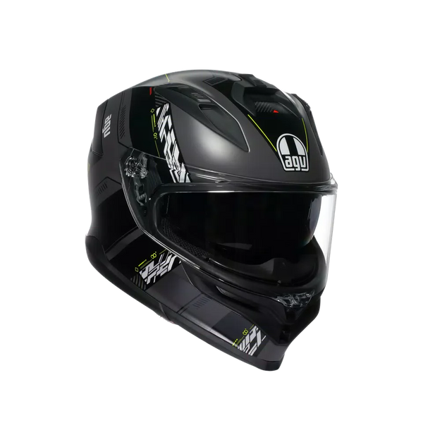 AGV K7 MPLK Kyber Matt Grey/Yellow Fluo Helmet
