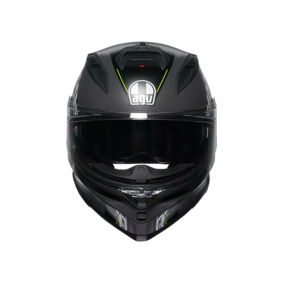 AGV K7 MPLK Kyber Matt Grey/Yellow Fluo Helmet