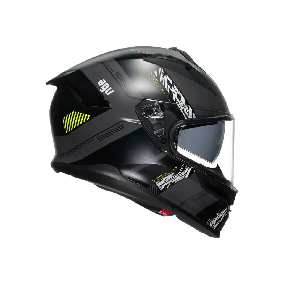AGV K7 MPLK Kyber Matt Grey/Yellow Fluo Helmet