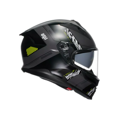 AGV K7 MPLK Kyber Matt Grey/Yellow Fluo Helmet
