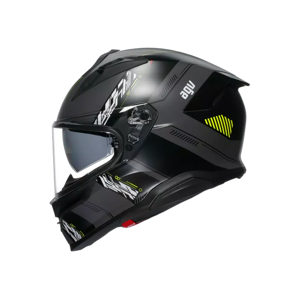 AGV K7 MPLK Kyber Matt Grey/Yellow Fluo Helmet
