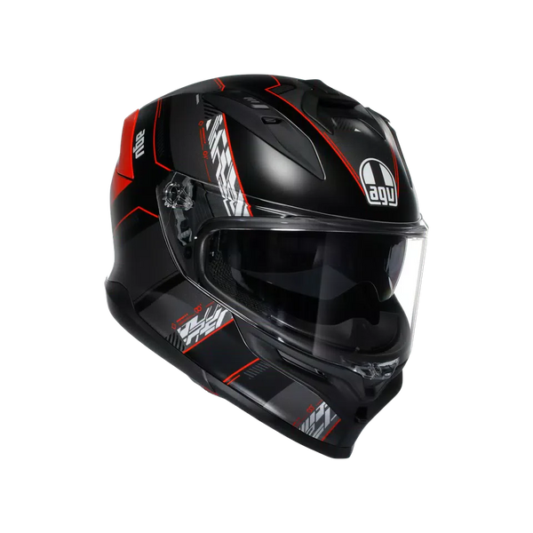 AGV K7 MPLK Kyber Matt Black/Red Helmet