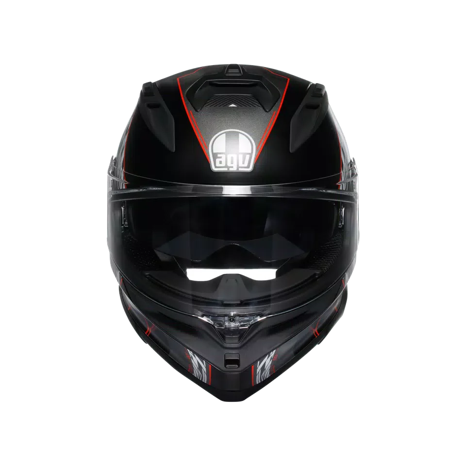 AGV K7 MPLK Kyber Matt Black/Red Helmet