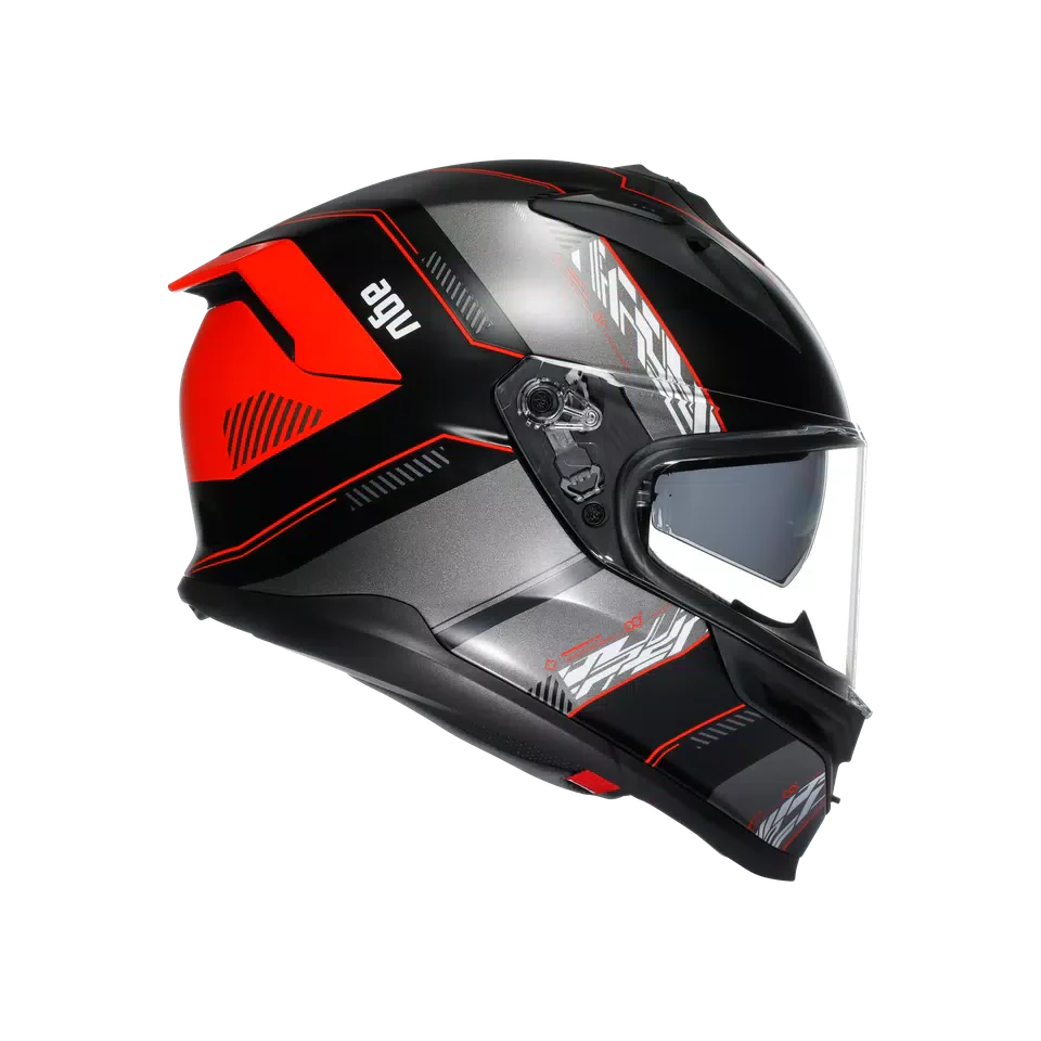 AGV K7 MPLK Kyber Matt Black/Red Helmet